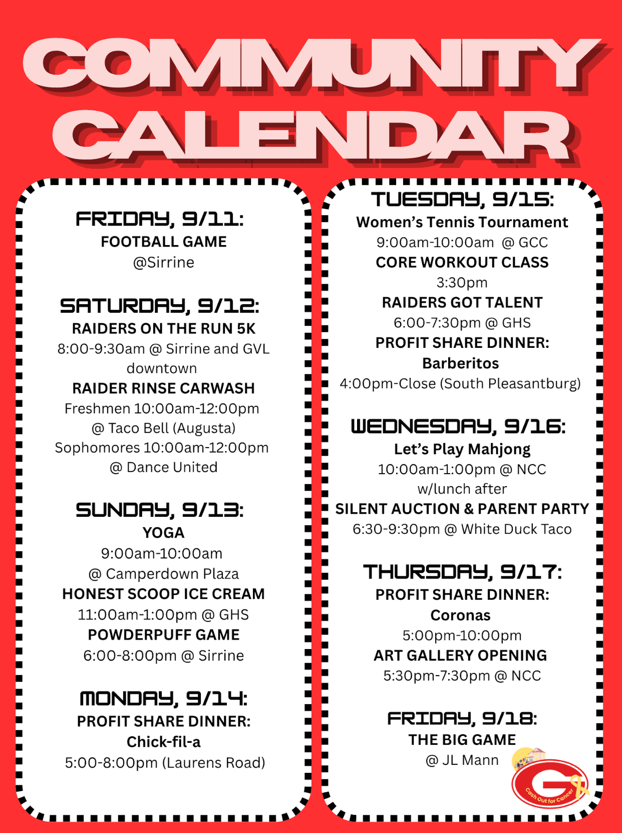 Community Calendar